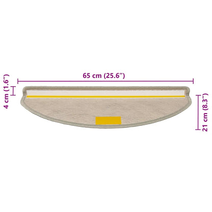 Stufenmatten Selbstklebend Sisal-Optik 30Stk 65x21x4cm Hellgrün