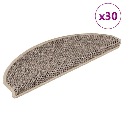 Stufenmatten Selbstklebend Sisal-Optik 30 Stk. 65x21x4cm