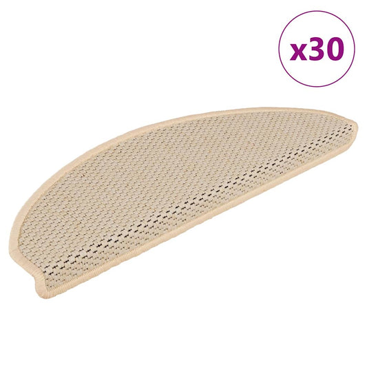 Stufenmatten Selbstklebend Sisal-Optik 30Stk. 65x21x4cm