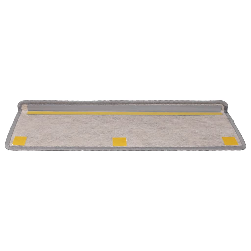 Stufenmatten Selbstklebend Sisal-Optik 30Stk. 65x21x4cm Silbern