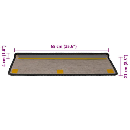 Stufenmatten Selbstklebend Sisal-Optik 30Stk. 65x21x4cm