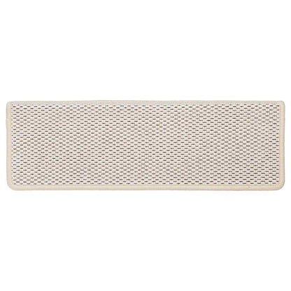 Stufenmatten Selbstklebend Sisal-Optik 30 Stk. 65x21x4cm Creme