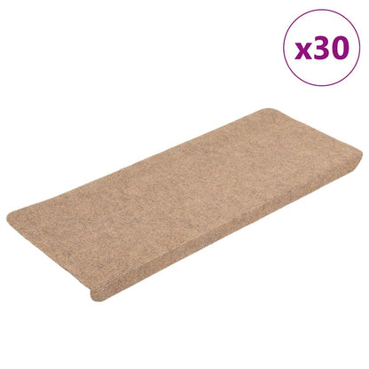 Stufenmatten Selbstklebend 30 Stk. Beige 65x24,5x3,5 cm