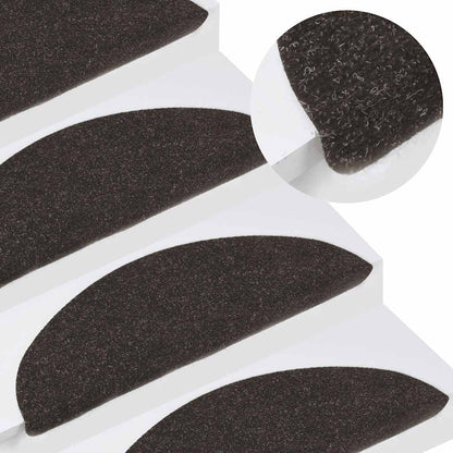 Stufenmatten Selbstklebend 30 Stk. Schwarz 56x17x3 cm
