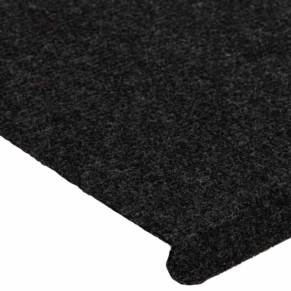 Stufenmatten Selbstklebend 30 Stk. Schwarz 65x24,5x3,5 cm