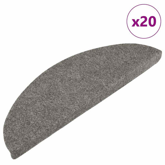 Stufenmatten Selbstklebend 20 Stk. Grau 56x17x3 cm