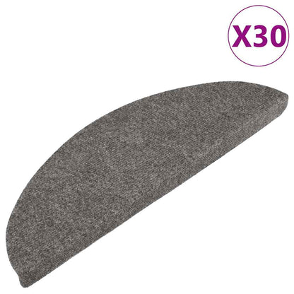 Stufenmatten Selbstklebend 30 Stk. Grau 56x17x3 cm