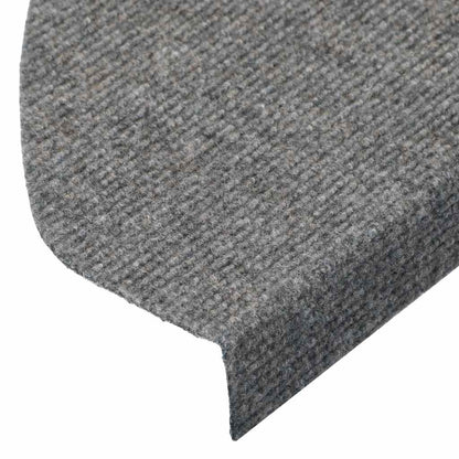 Stufenmatten Selbstklebend 30 Stk. Grau 65x22,5x3,5 cm