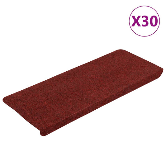 Stufenmatten Selbstklebend 30 Stk. Rot 65x22,5x3,5 cm