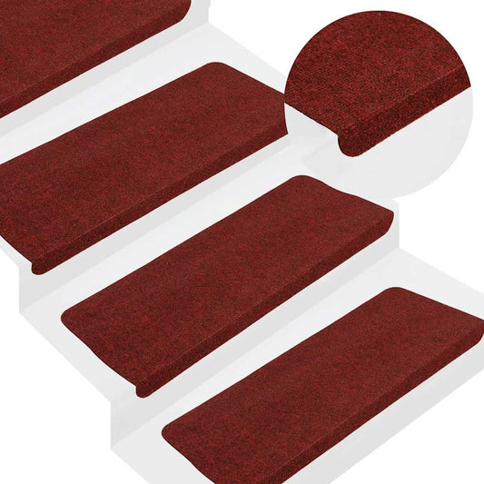 Stufenmatten Selbstklebend 30 Stk. Rot 65x22,5x3,5 cm
