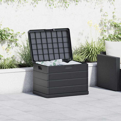 Gartenlagerbox Anthrazit 77,5 x 54,5 x 53 cm Plastik