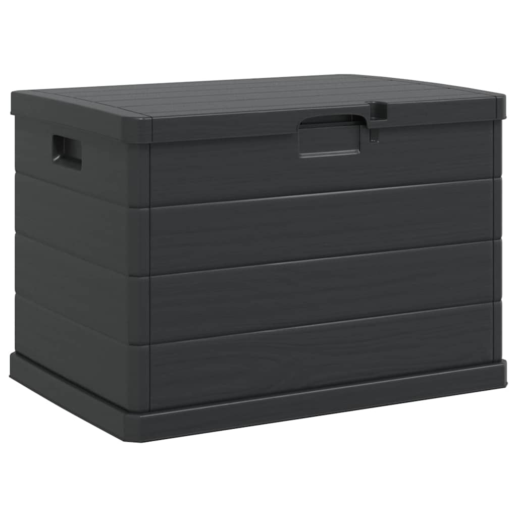 Gartenlagerbox Anthrazit 77,5 x 54,5 x 53 cm Plastik