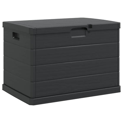 Gartenlagerbox Anthrazit 77,5 x 54,5 x 53 cm Plastik