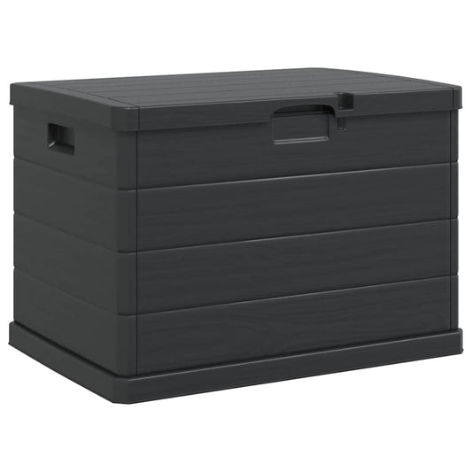 Gartenlagerbox Anthrazit 77,5 x 54,5 x 53 cm Plastik
