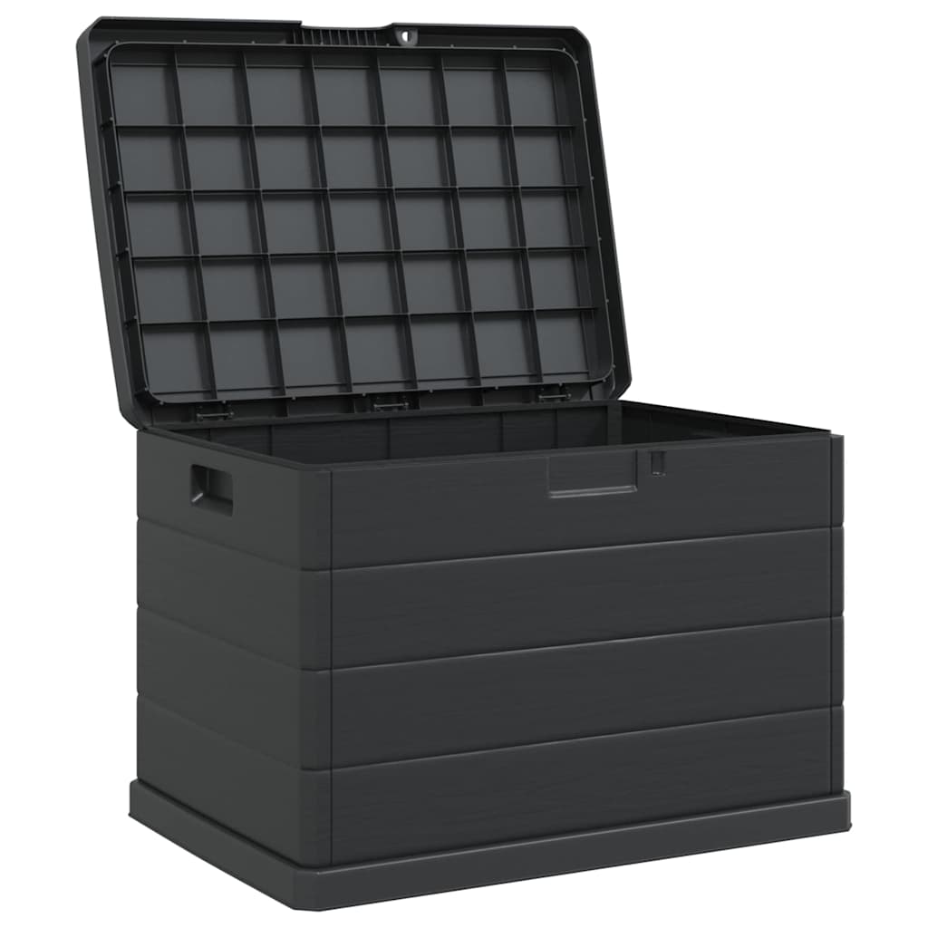Gartenlagerbox Anthrazit 77,5 x 54,5 x 53 cm Plastik