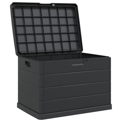 Gartenlagerbox Anthrazit 77,5 x 54,5 x 53 cm Plastik