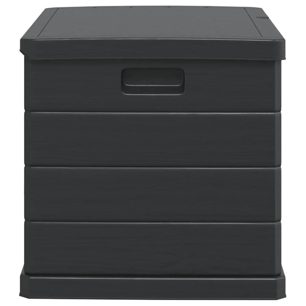 Gartenlagerbox Anthrazit 77,5 x 54,5 x 53 cm Plastik