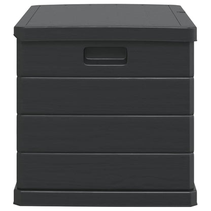 Gartenlagerbox Anthrazit 77,5 x 54,5 x 53 cm Plastik