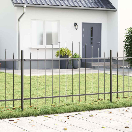 Gartenzaun Grau 340 x 100 cm