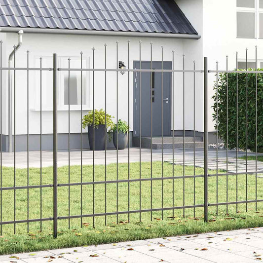Gartenzaun Grau 340 x 175 cm