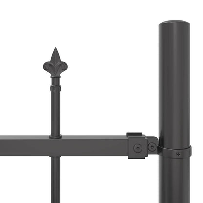 Gartenzaun Grau 510 x 200 cm