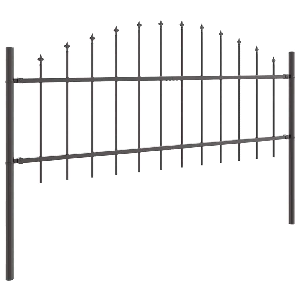 Gartenzaun Grau 680 x 75 cm