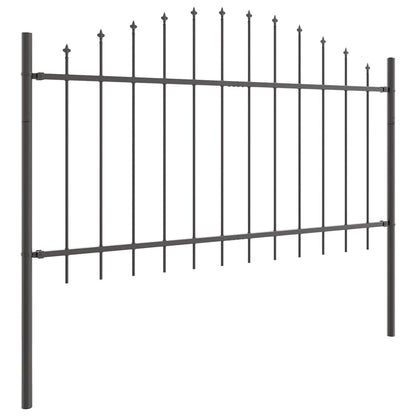Gartenzaun Grau 850 x 100 cm