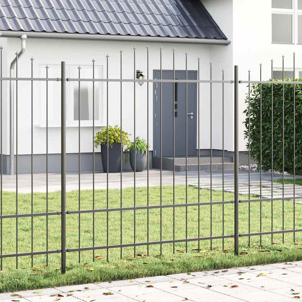 Gartenzaun Grau 850 x 175 cm