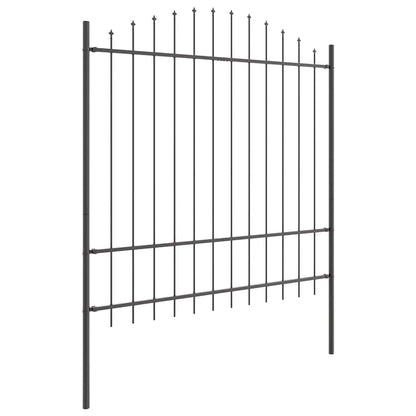 Gartenzaun Grau 1020 x 175 cm