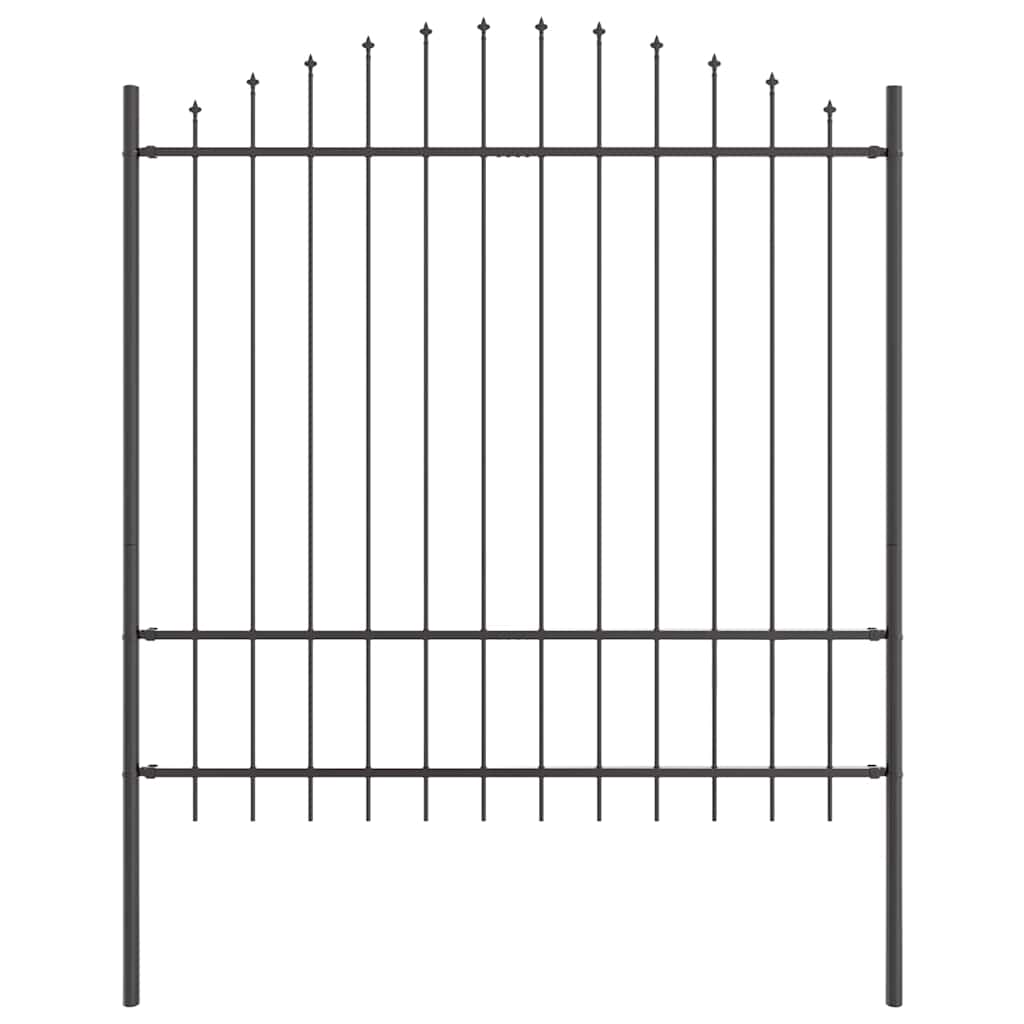 Gartenzaun Grau 1190 x 175 cm