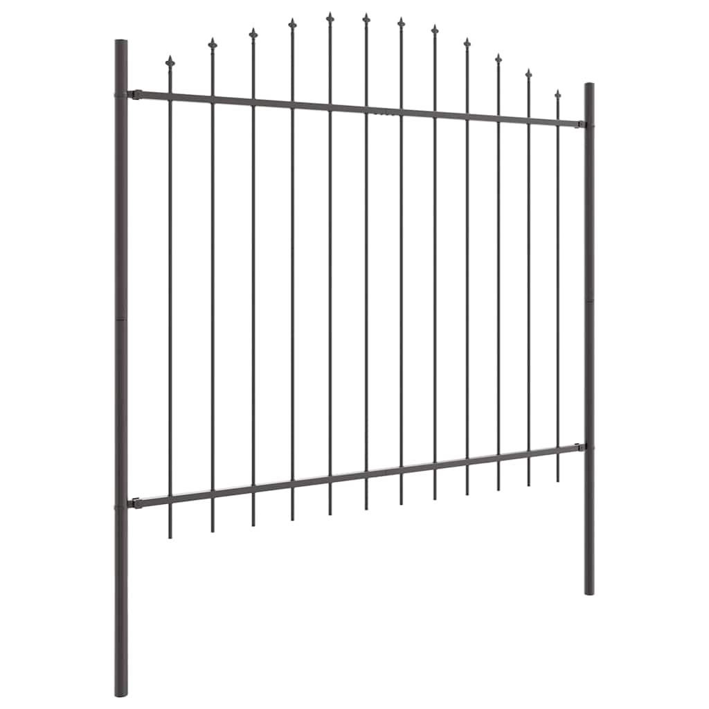 Gartenzaun Grau 1360 x 150 cm