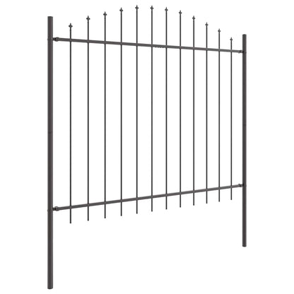 Gartenzaun Grau 1360 x 150 cm