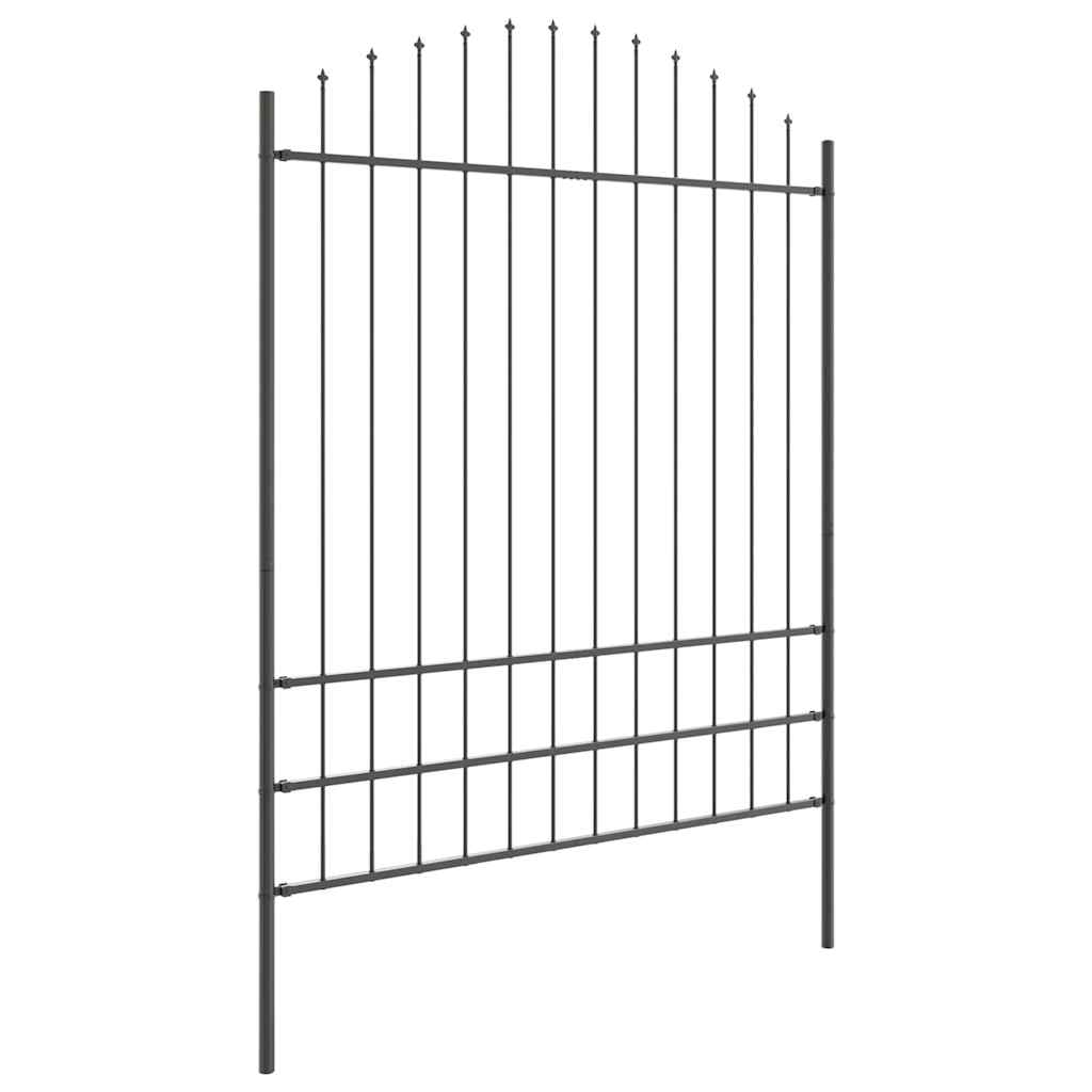 Gartenzaun Grau 1360 x 200 cm