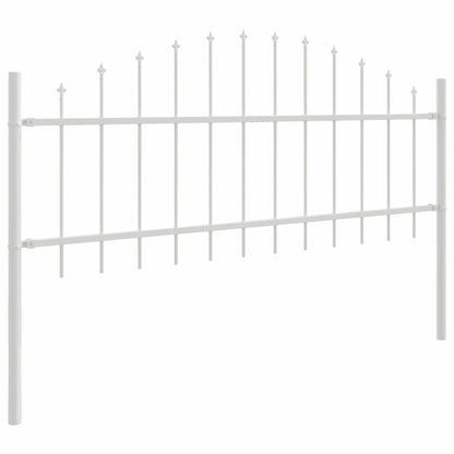 Gartenzaun Weiß 340 x 75 cm