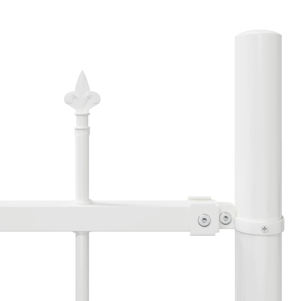 Gartenzaun Weiß 340 x 100 cm