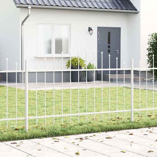 Gartenzaun Weiß 340 x 100 cm