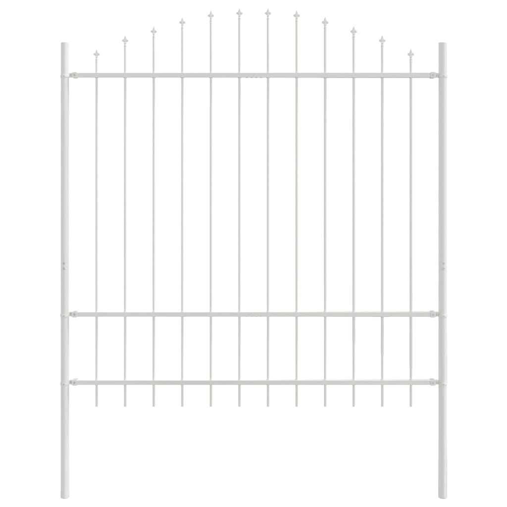Gartenzaun Weiß 510 x 175 cm