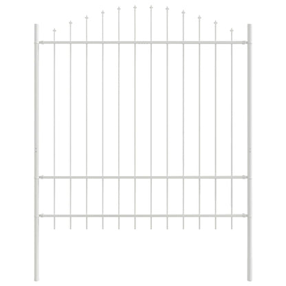 Gartenzaun Weiß 510 x 175 cm