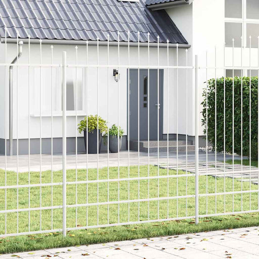 Gartenzaun Weiß 510 x 200 cm