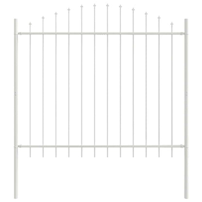 Gartenzaun Weiß 680 x 150 cm