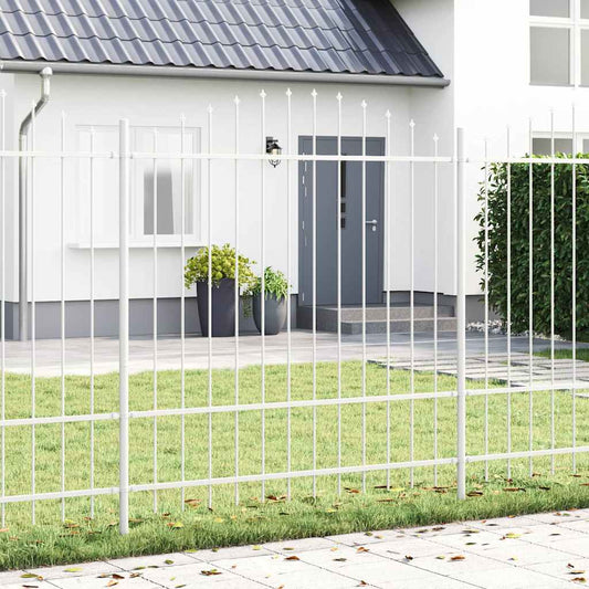 Gartenzaun Weiß 680 x 175 cm
