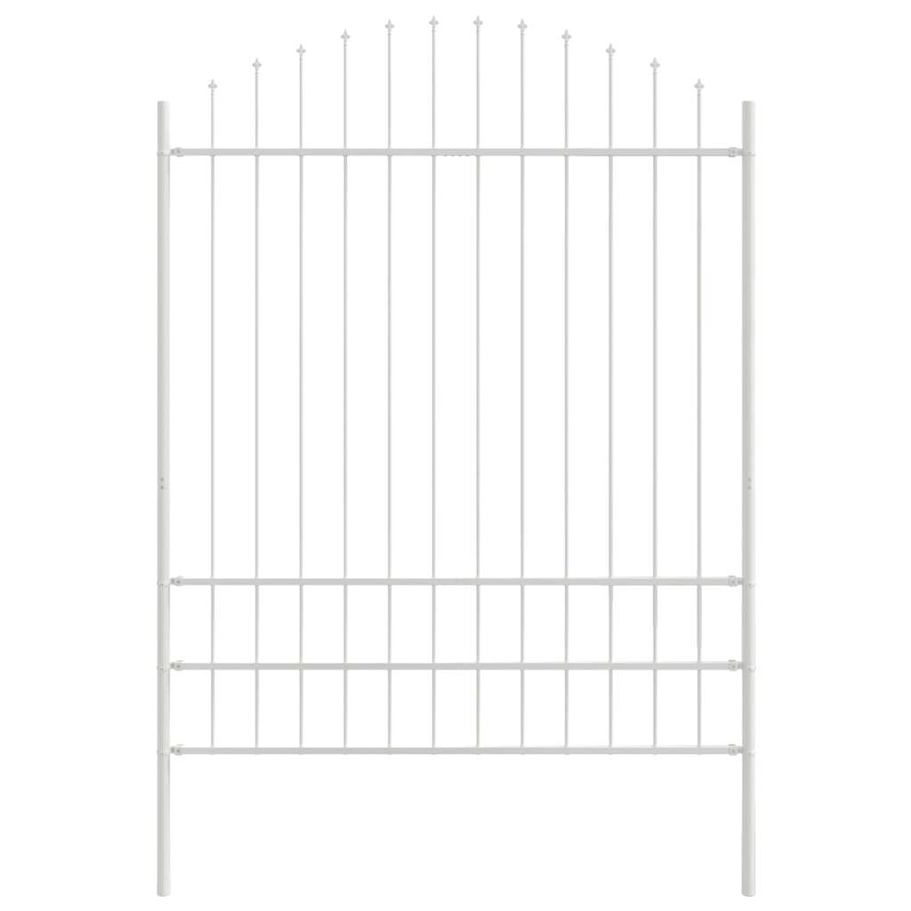 Gartenzaun Weiß 680 x 200 cm