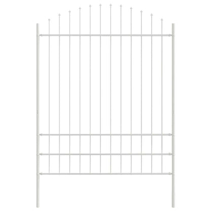 Gartenzaun Weiß 680 x 200 cm