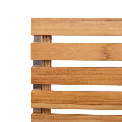 Garten-Ess-Set 7 pcs Braun Massives Teakholz