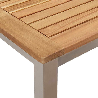 Garten Essgruppe 3 pcs Braun Akazie Massivholz