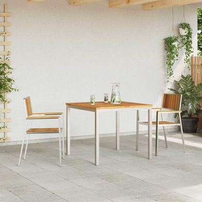 Garten Essgruppe 3 pcs Braun Akazie Massivholz