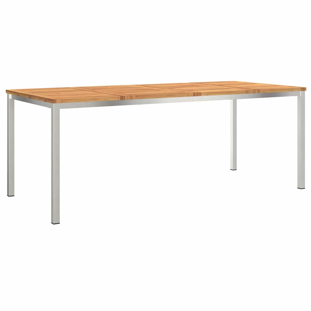Garten Essgruppe 7 pcs Braun Akazie Massivholz