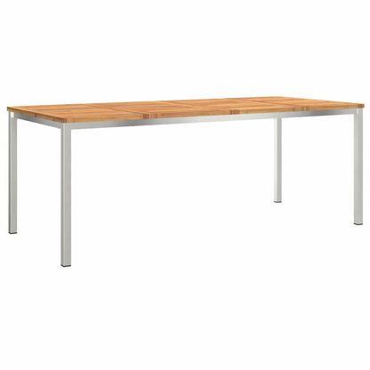 Garten Essgruppe 7 pcs Braun Akazie Massivholz