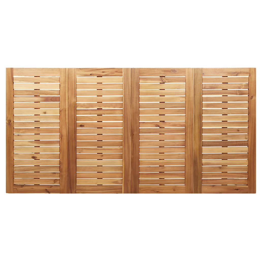 Garten Essgruppe 7 pcs Braun Akazie Massivholz