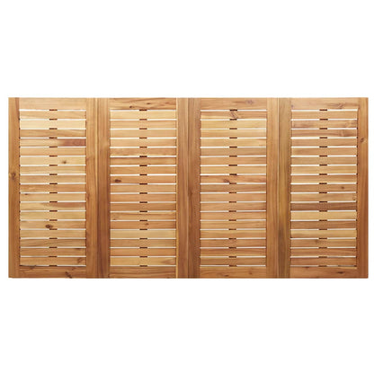 Garten Essgruppe 7 pcs Braun Akazie Massivholz